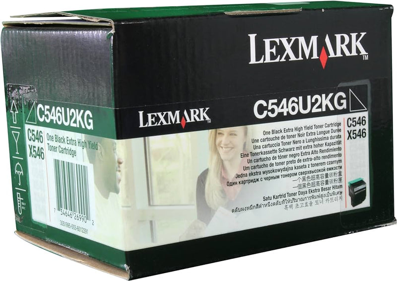 C546U2KG Lexmark  C/X 546,548 Black 8K Toner Cartridg