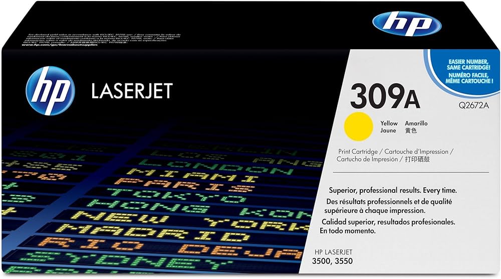 Q2672A HP #309A Yellow Original Toner Cartridge