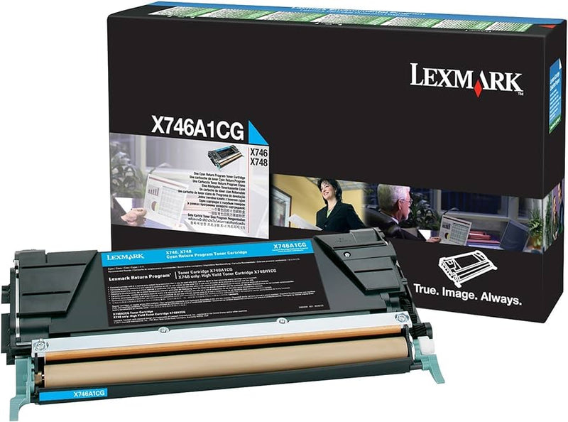 X746A1CG LEXMARK X746, X748 CYAN  TONER 7K