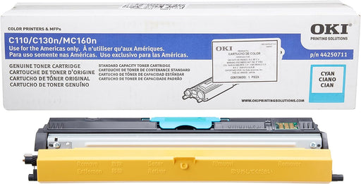 Okidata 44250711 Cyan Toner Cartridge, Genuine OEM - toners.ca