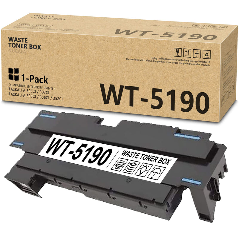 Kyocera Genuine OEM WT5190 (WT-5190 / 1902R60UN0) Waste Toner Bottle (44K YLD)