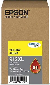 T912XL420 Epson T912 High Capacity Yellow Original Ink Cartridge - toners.ca