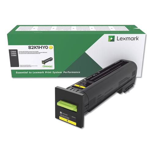 82K1HY0 Lexmark CX82x, CX860 Yellow High Yield  toners.ca