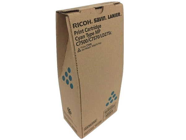 Ricoh Genuine OEM 841289 Cyan Toner Cartridge (aka 4800460/ 841289) (36K YLD) (MPC7500A)