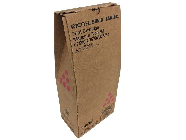 Ricoh Genuine OEM 841290 Magenta Toner Cartridge (aka 4800461/ 841086) (36K YLD) (MPC7500A)