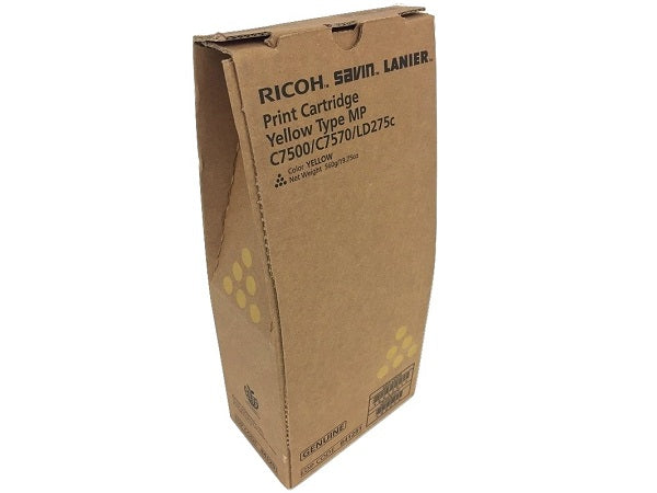 Ricoh Genuine OEM 841291 Yellow Toner Cartridge (aka 4800462/ 841087) (36K YLD) (MPC7500A)