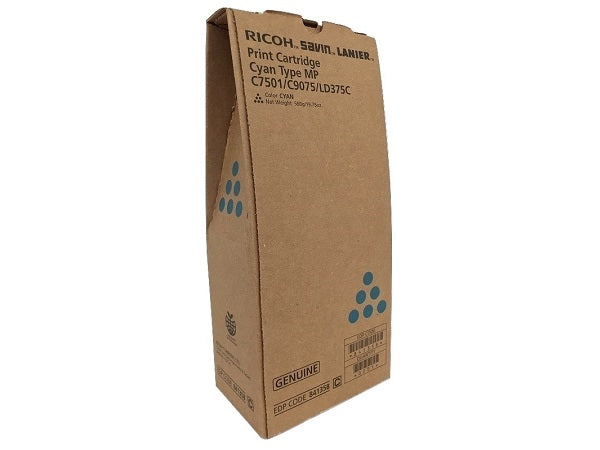 Ricoh Genuine OEM 841358 Cyan Toner Cartridge (21.6K YLD) (560G)
