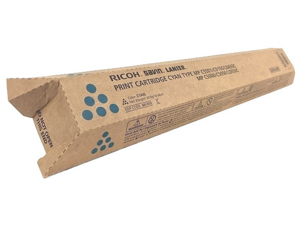 Ricoh Genuine OEM 841455 Cyan Toner Cartridge (18K YLD) (AKA 841287)