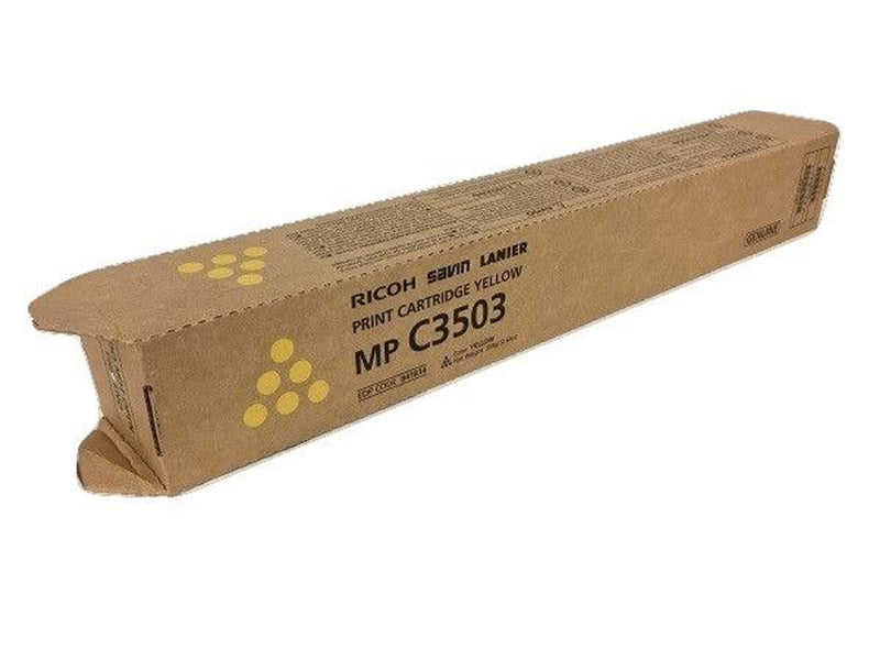 Ricoh Genuine OEM 841814 Yellow Toner Cartridge (18K YLD) (841818)