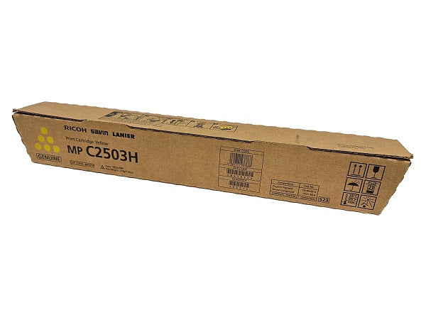 Ricoh Genuine OEM 841919 High Yield Yellow Toner Cartridge (9.5K YLD)
