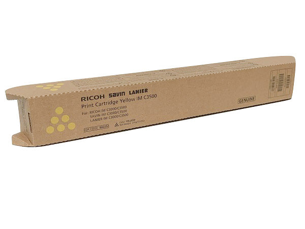 Ricoh Genuine OEM 842252 High Yield Yellow Toner Cartridge (19K YLD)