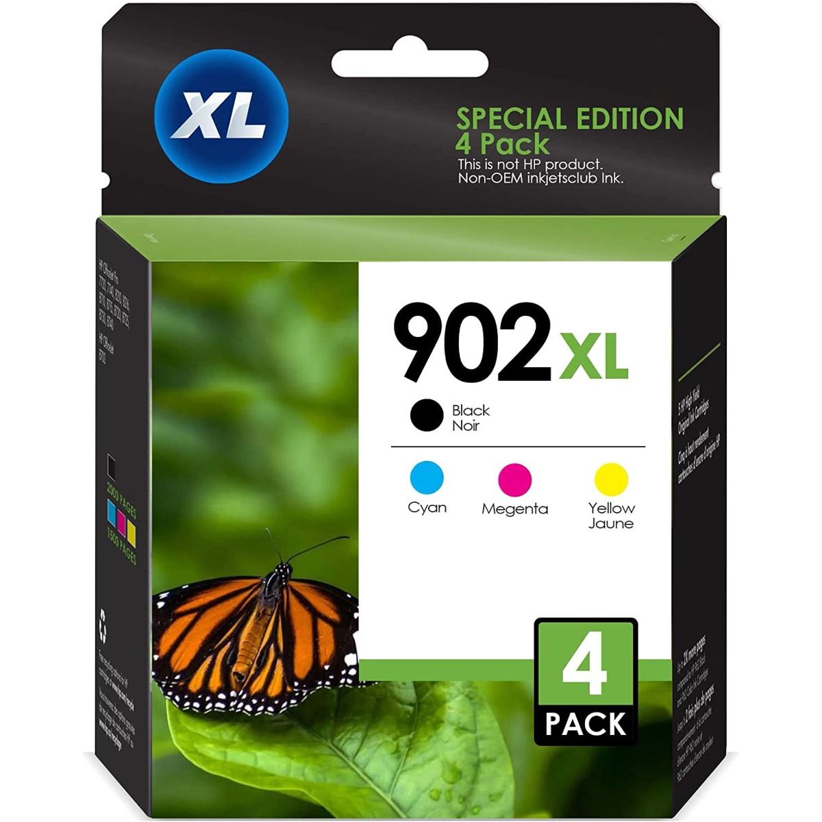 HP 902XL Black-Cyan-Magenta-Yellow-Original Ink Cartridge