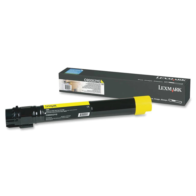 Lexmark C950 Yellow Toner Cartridge, Extra High Yield, Genuine OEM