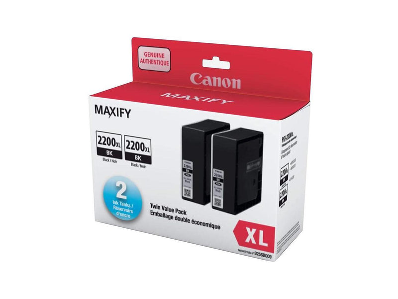 9255B009 Canon PGI-2200XL BK Twin