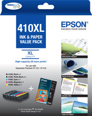 T410XL-BCS Epson 410 Claria Premium High Capacity Black/Colo