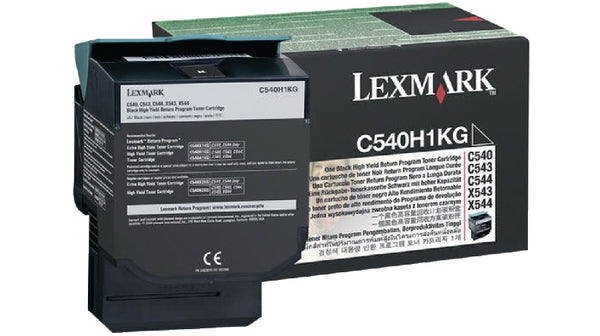 C540H1KG C54X/X54X BLACK HIGH YIELD   TONER  toners.ca