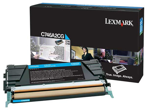 C746A2CG Lexmark  C746,748 Cyan 7K Toner Cartridge