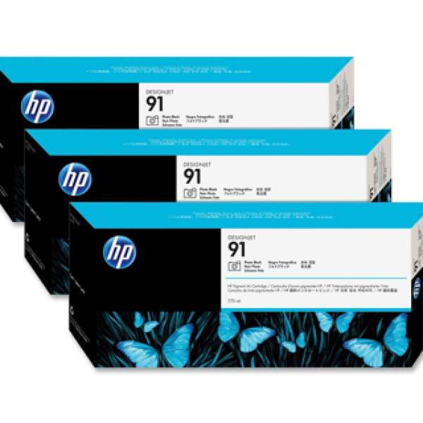 HP 91 Photo Black 3 Pack Ink Cartridge
