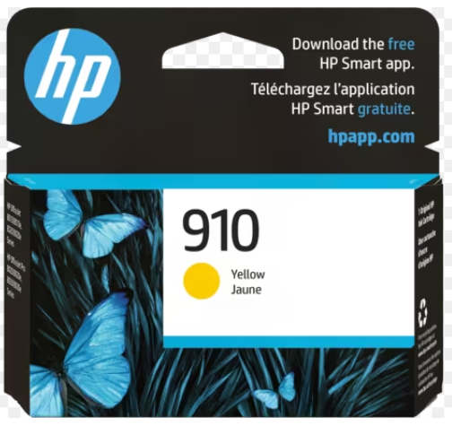 HP 910 Yellow Original Ink Cartridge