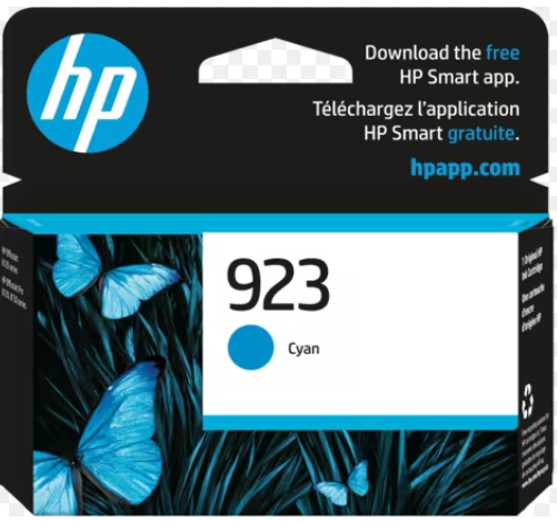 HP 923 Cyan Original Ink Cartridge