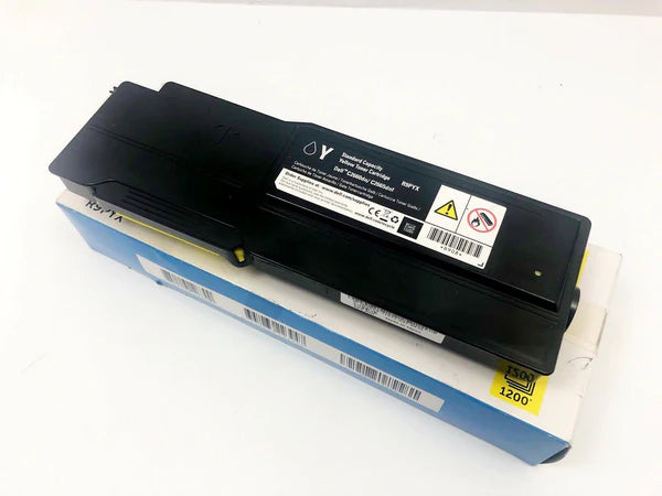 Dell Genuine OEM R9PYX (RP5V1 / 593-BBBO) Yellow Toner Cartridge (1.2K YLD)
