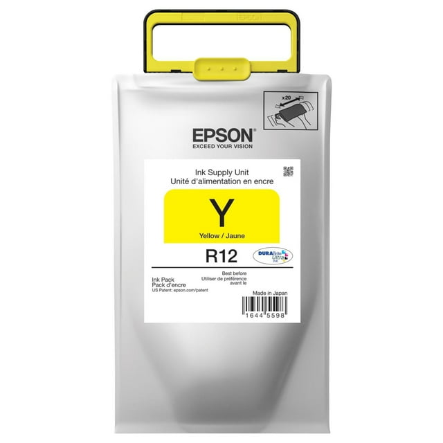 TR12420 Epson EPSON R12 Yellow Ink Cartridge Standard Capaci