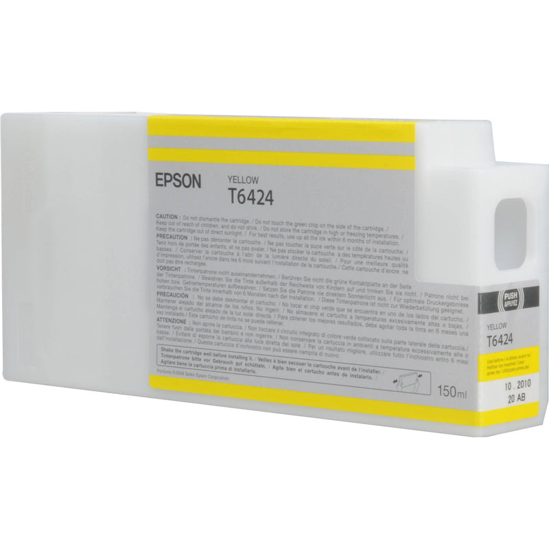 T642400 Epson Ultrachrome HDR Yellow Ink, 150ml, Stylus Pro