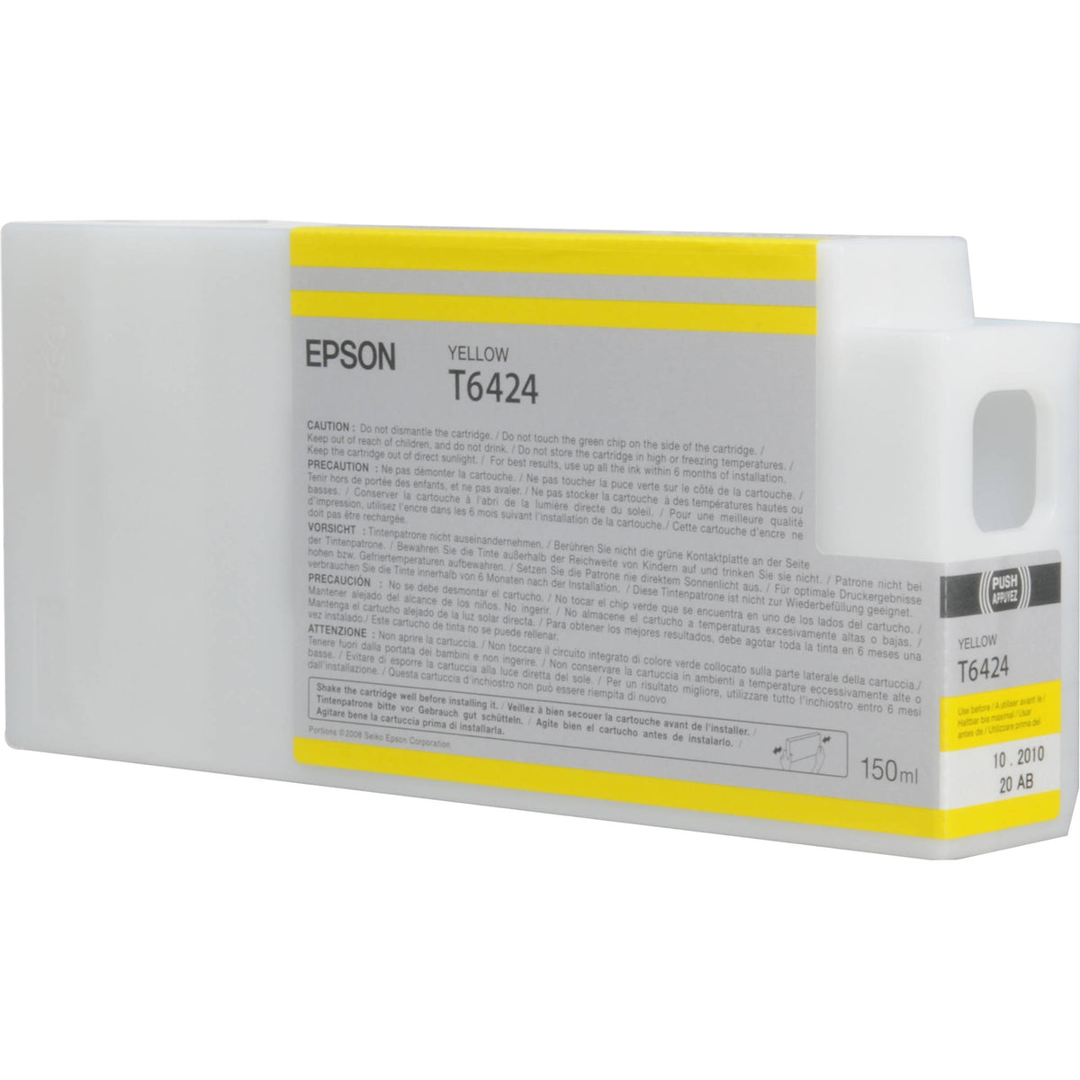 T642400 Epson Ultrachrome HDR Yellow Ink, 150ml, Stylus Pro