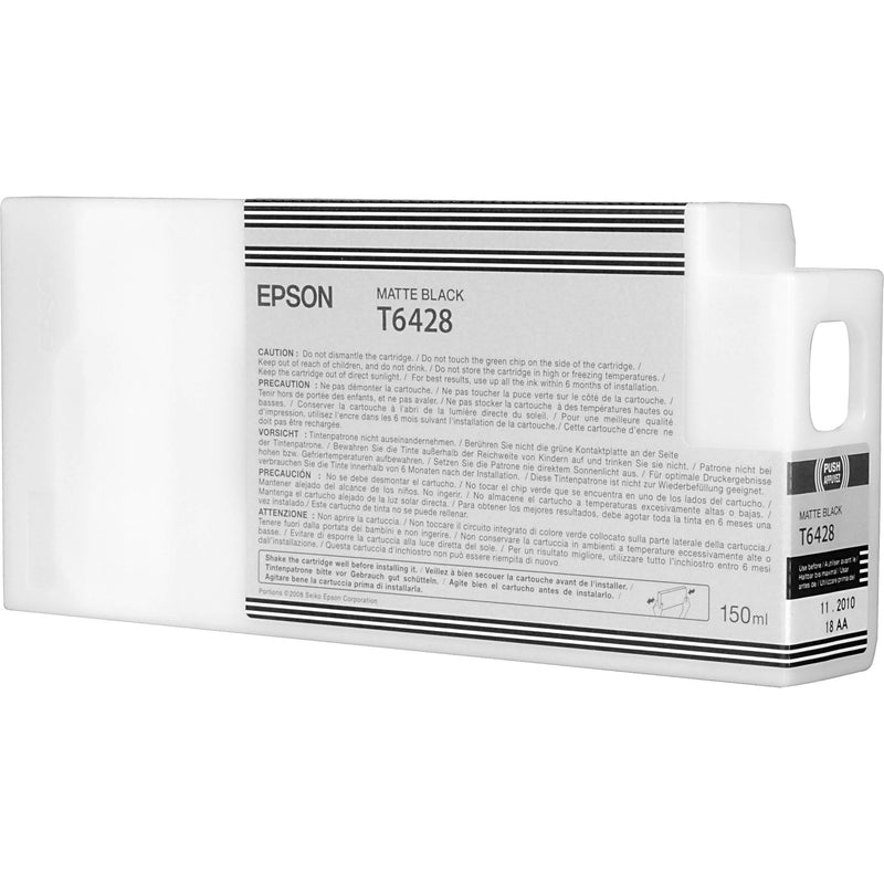 T642800 Epson Ultrachrome HDR Matte Black Ink, 150ml, Stylus