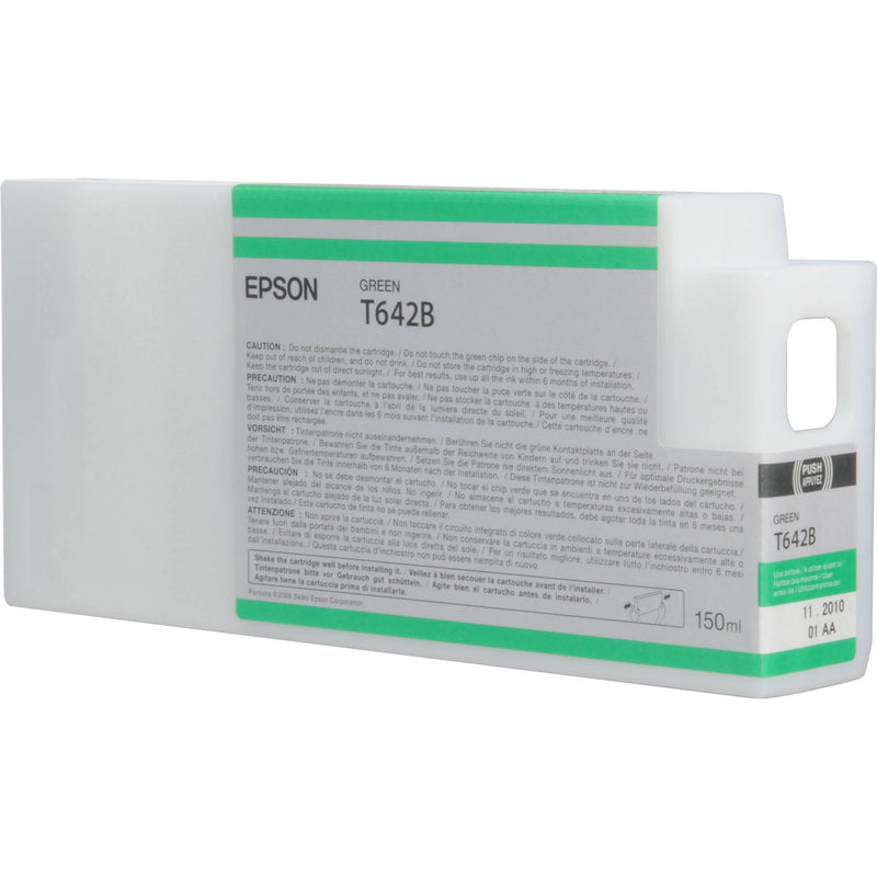 T642B00 Epson Ultrachrome HDR Green Ink, 150ml, Stylus Pro 7