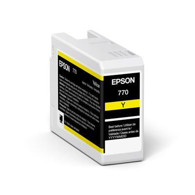 T770420 Epson Ultrachrome PRO10 Yellow Ink Cartridge, 25MLT7