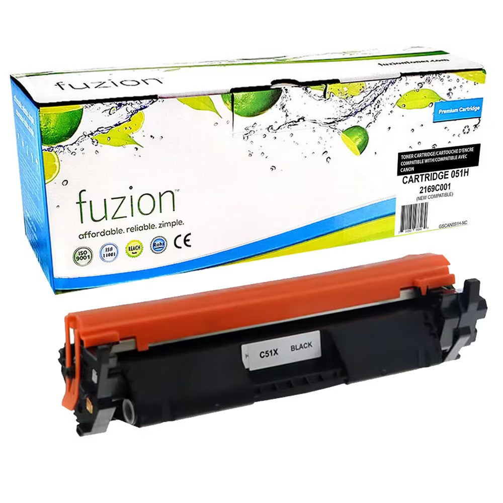 compatible with canon 2169C001  -- 2-pk (CRG-051H) Black toner cartridge