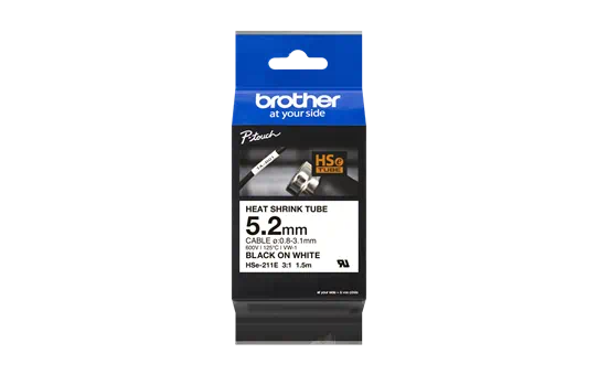 brother-hse211e-black-on-white-heat-shrink-tube-label-5-2-mm-x-1-5-m  toners.ca