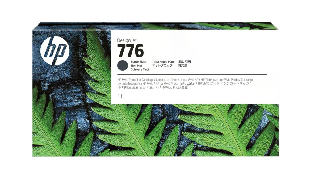 1XB12A HP HP 776 1L Matte Black DesignJet Ink Cartridge