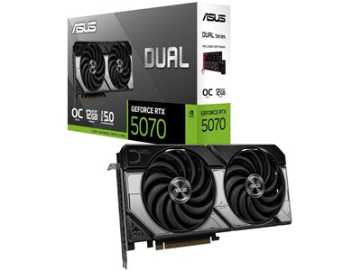 ASUS GEFORCE DUAL-RTX5070-O12G OC 12GB GDDR7 2572MHZ 192 BIT