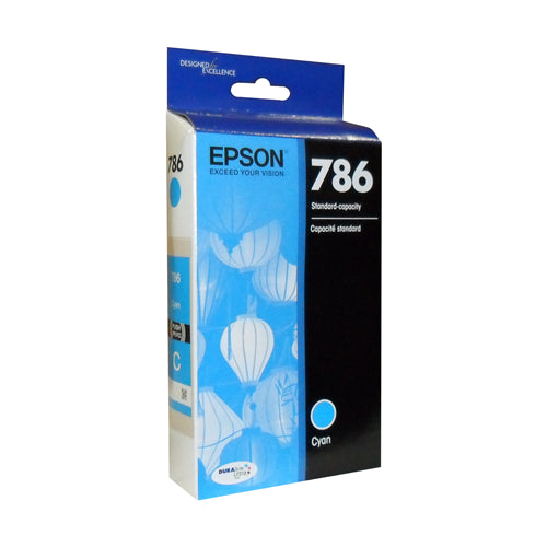 T786220-S EPSON CYAN INK W/SENSORMATIC WF4630/4640/5110/519