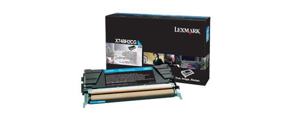 X748H2CG Lexmark  X748 Cyan 10K Toner Cartridge