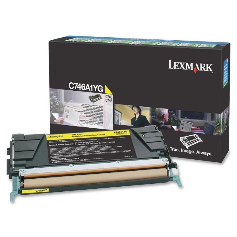 C746A1YG LEXMARK C746, C748 YELLOW   TONER  7K