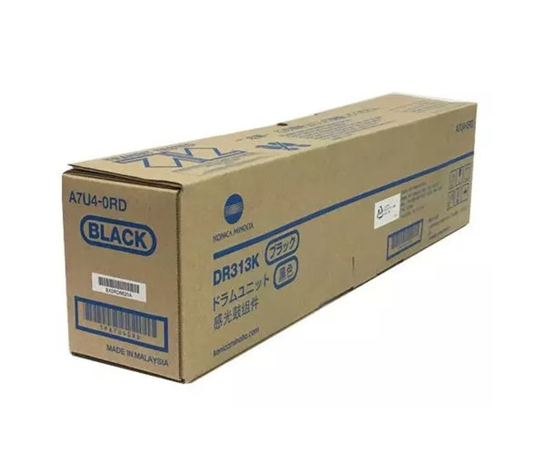 Konica Minolta Genuine OEM A7U40RD (DR313K/DR-313K) Black Drum Unit (120K YLD)