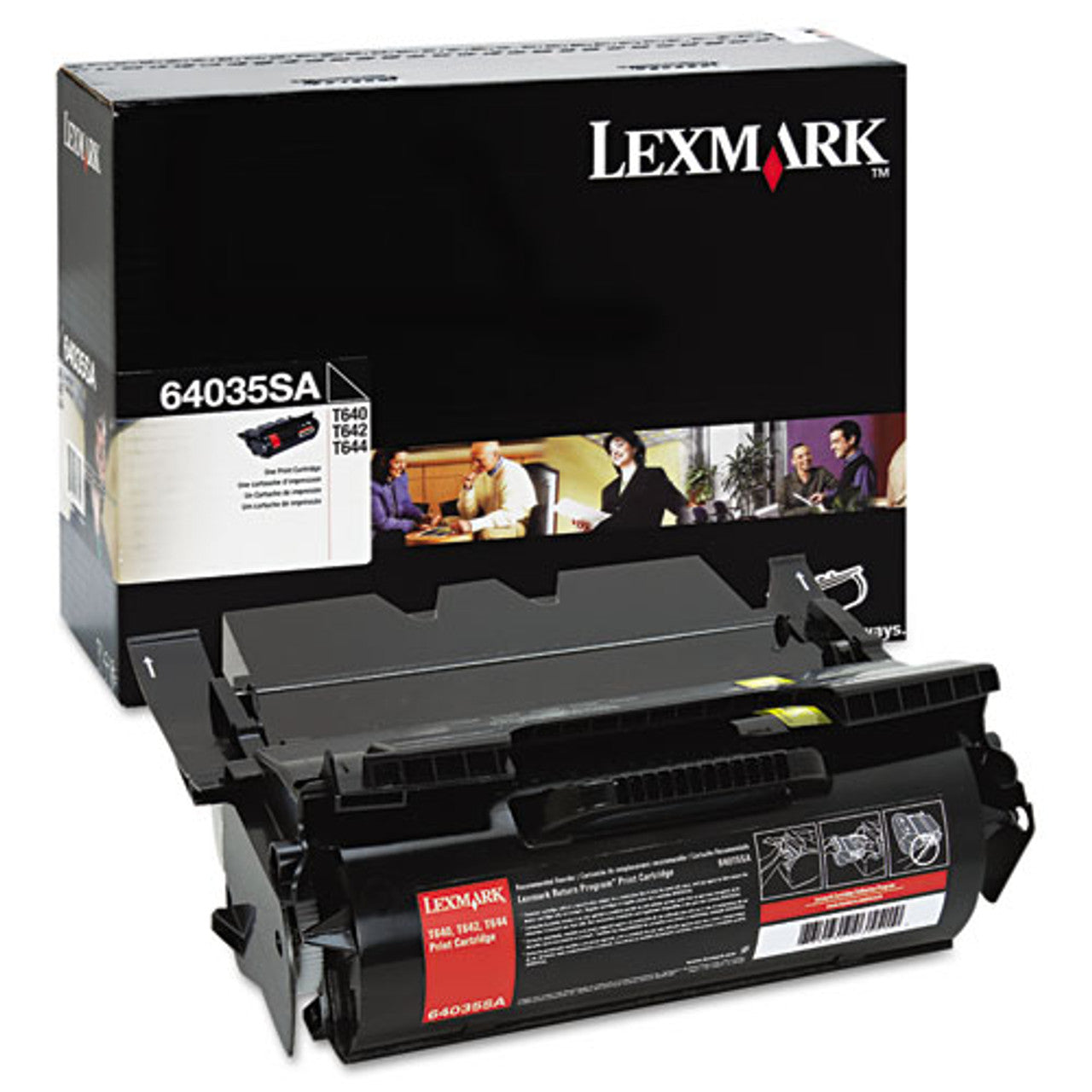 64035SA Lexmark T640,T/X642,644,X646 6K Print Cartri  toners.ca