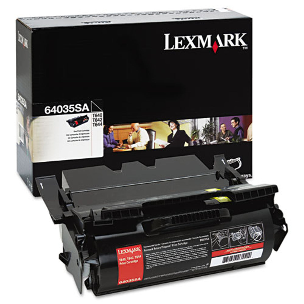 64035SA Lexmark T640,T/X642,644,X646 6K Print Cartri