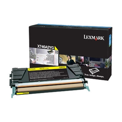 X746A2YG Lexmark  X746,748 Yellow 7K Toner Cartridge