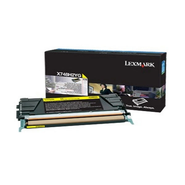 X748H2YG Lexmark  X748 Yellow 10K Toner Cartridge