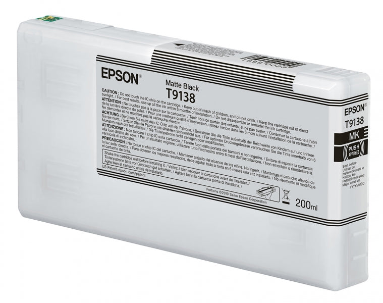 T913800 Epson EPSON UltraChrome HD Matte Black Ink Cartridge