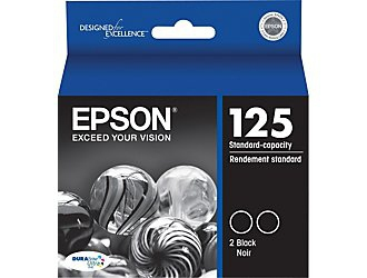 T125120-D2 EPSON BLACK DUALPACK, STYLUS NX125/127/420/625