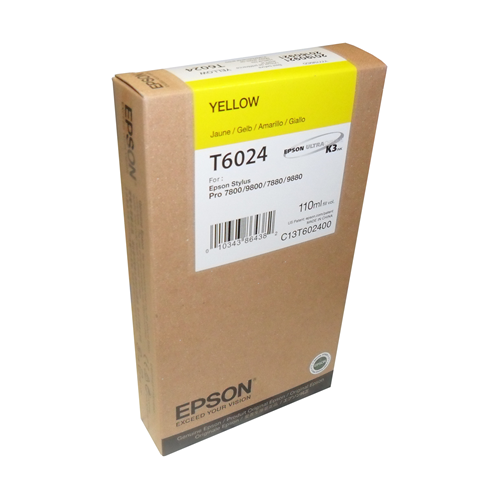 T602400 EPSON ULTRACHROME YELLOW K3 FOR STYLUS PRO 7800/7880