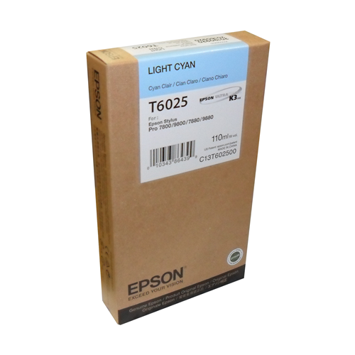 T602500 EPSON ULTRACHROME LIGHT CYAN K3 FOR STYLUS PRO 7800/