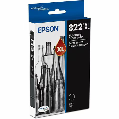 Epson T822XL120 822XL Encre noire haute capacité WorkForce Pro