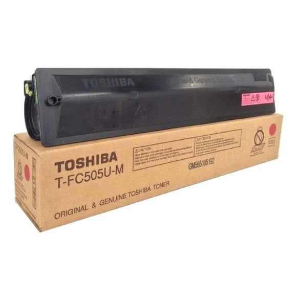 Toshiba Genuine OEM T-FC505UM Magenta Toner Cartridge (33.6K YLD)