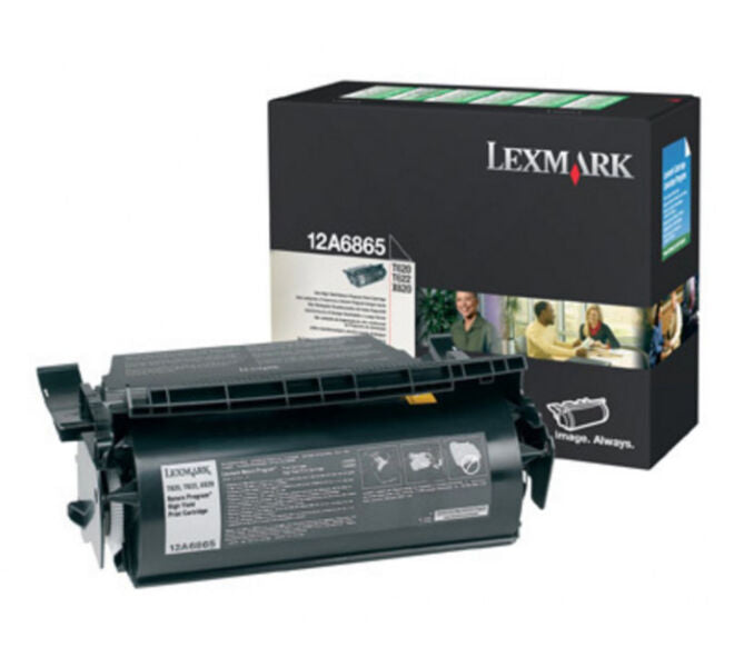 12A6865 T62X HIGH YIELD  PRINT CARTRIDGE BLACK (30K)